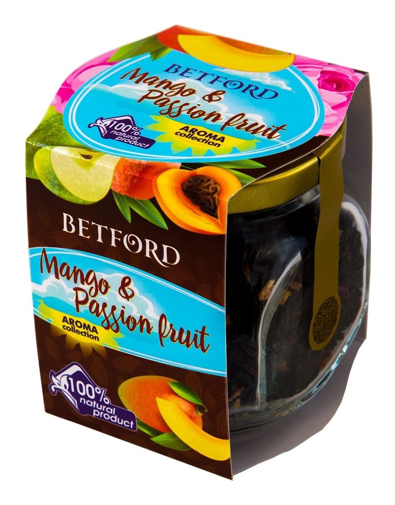 Чай Betford Mango &amp; Passion fruit  Манго-маракуйя, 45 г