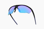 Спортивные очки с диоптриями Demetz Relief L / Matte Black / Matte Navy 67-13 Grey Yellow Photochromic Cat.3