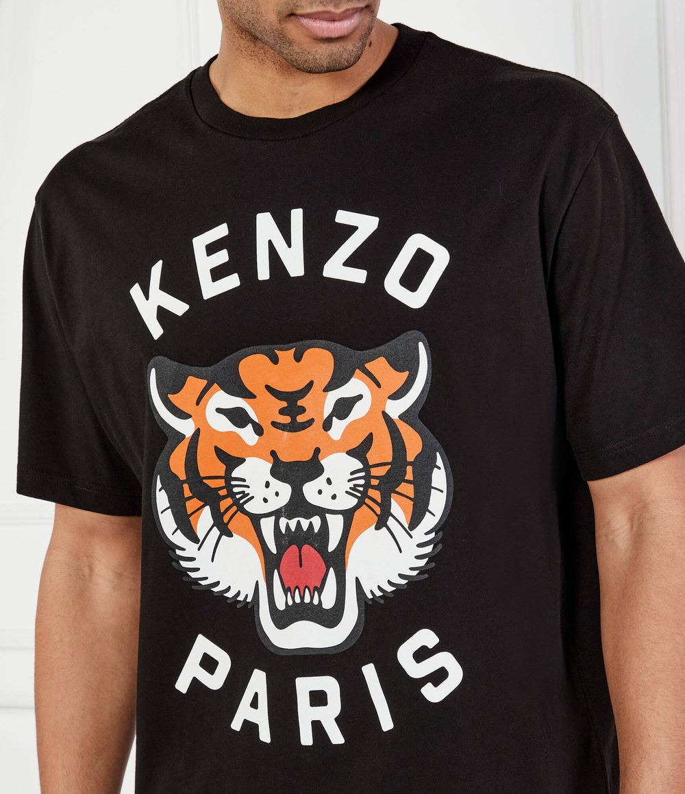 Футболка LUCKY TIGER Kenzo - черный(FE68TS0094SG_1)