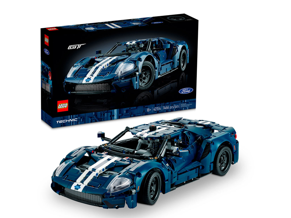 Конструктор Лего Техник Ford GT 2022 | LEGO Technic Ford GT 2022 42154, коллекционный набор, 1466 деталей (18+)