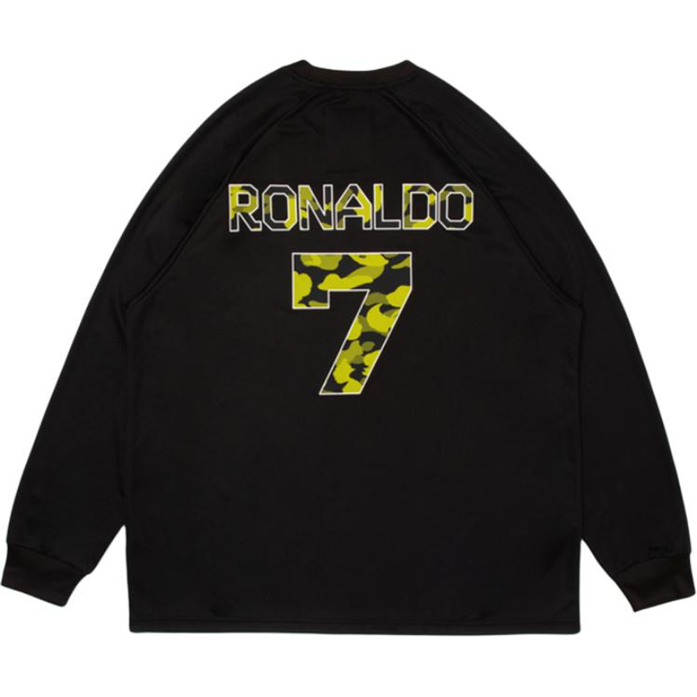 A Bathing Ape Bathing Ape Футболка Polyester Raglan Sleeve 0zxltm905111p черный