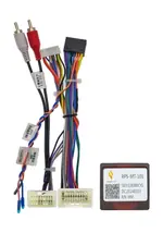 Комплект рамки с разъёмами 9"+can Mitsubishi Pajero 4 2006-2011 Rockford без штатной навигации [A]