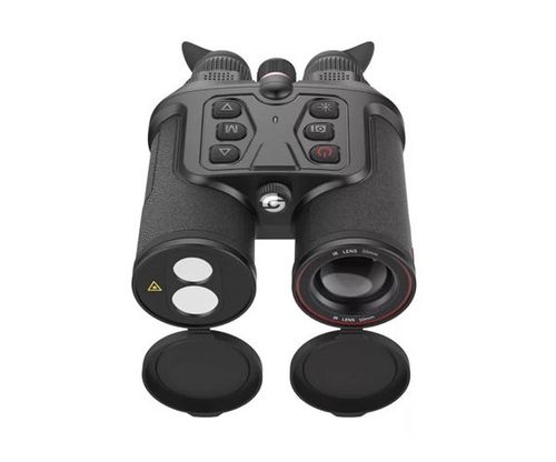 Тепловизионный бинокль Guide TN450 LRF (3,2-12,8x, 50mm/F1.2,сенсор 400х300, Vox, 17μm, Wi-Fi, видеозапись, дальномер 600м)