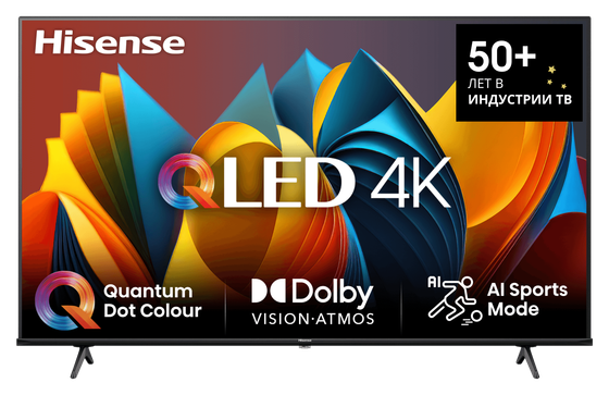 ЖК телевизор Hisense 75E7NQ(QLED,UHD Smart,frameless)