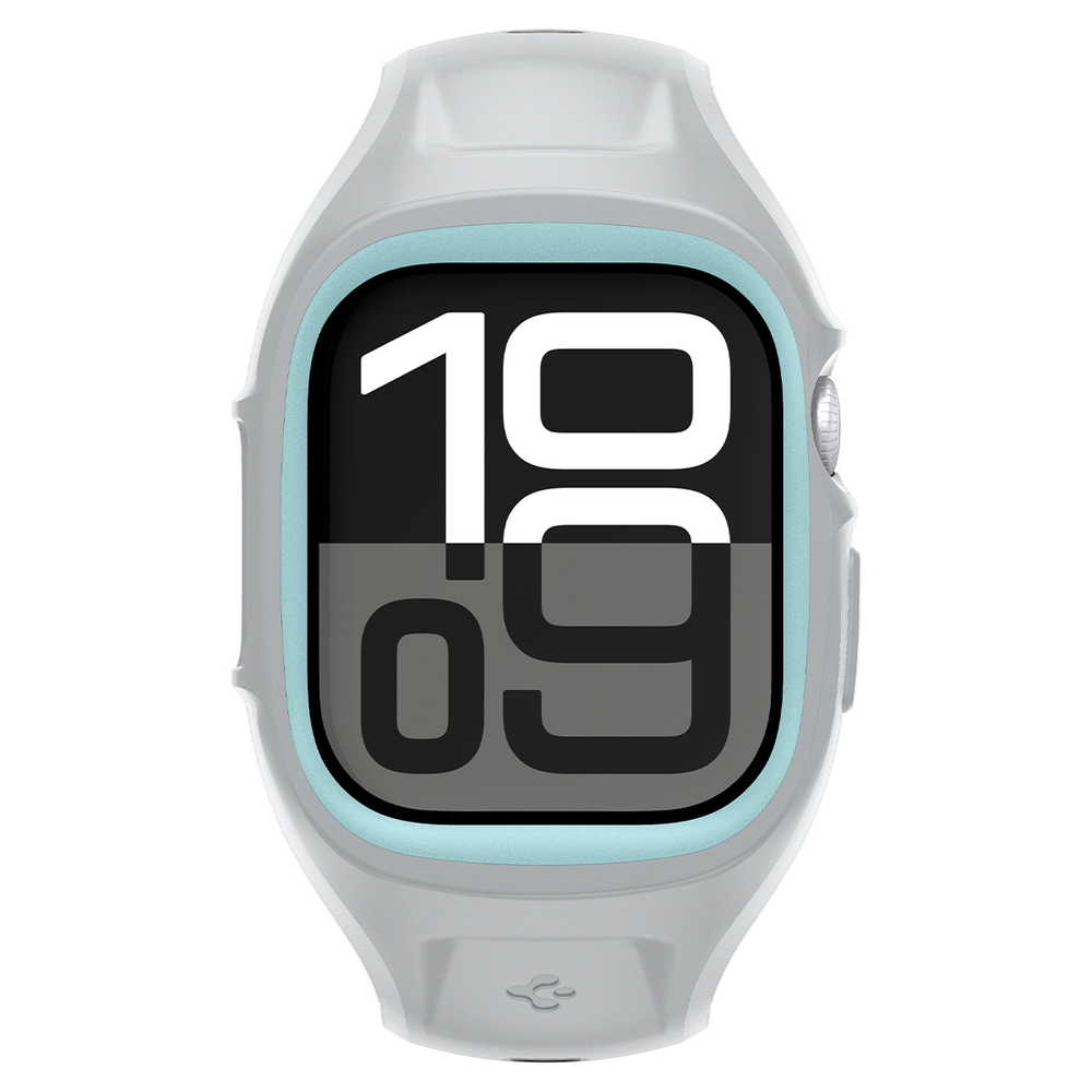 Чехол с ремешком Spigen Liquid Air Pro для Apple Watch 10 46mm серый
