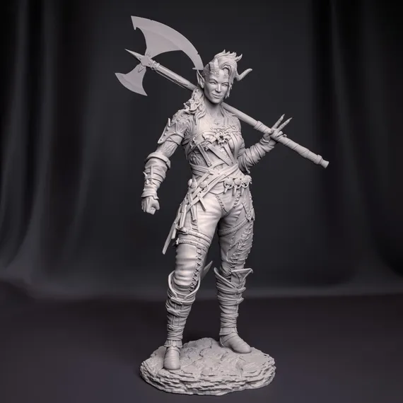 Karlach big Axe - Baldur's Gate 3