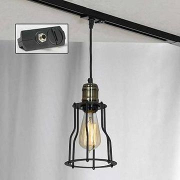 Трековый однофазный светильник LSP-9610-TAB черный Shirley Lussole LOFT
