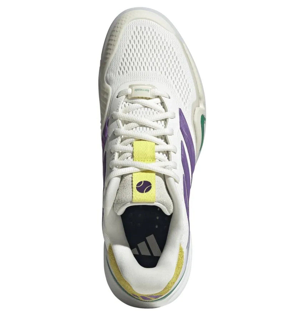 Теннисные кроссовки Adidas Barricade 14 M - off white/active purple/cloud white