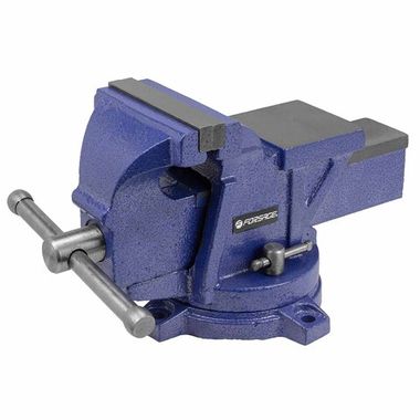 Тиски стальные поворотные с наковальней 4''-100мм Forsage F-6540604W