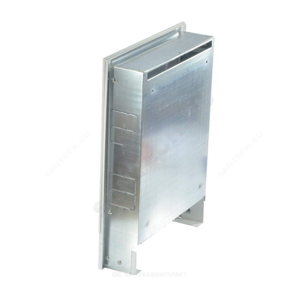 Шкаф коллекторный встраиваемый сталь ШРВ-2 550х120-180х648-711мм RAL 9016 (Белый) Wester 0-32-1110