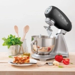 Миксер планетарный Smeg SMF04BLEU черный