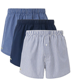 Мужские спортивные боксеры Lacoste Cotton Weave Boxers 3P - разноцветный