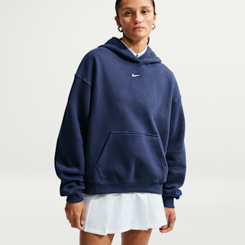 Nike Studio Fleece Medium Weight Женская толстовка с капюшоном оверсайз - Nike