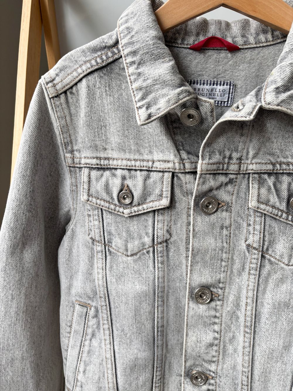 Джинсовая куртка Brunello Cucinelli , 128