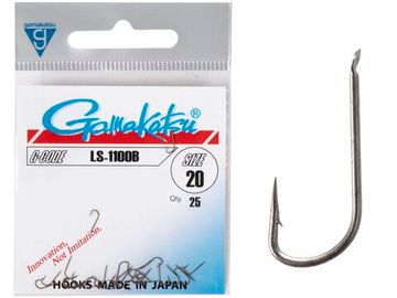 Крючки Gamakatsu LS-1100B HOOKS BRONZE разм. 20 25шт.