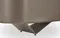 Комод Shelf 200х80х50 см, глянцевая керамика Toscane, матовая эмаль цвета тауп