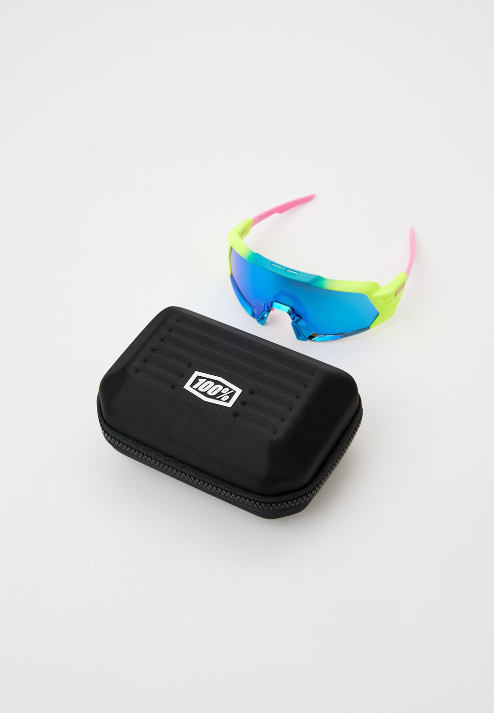 Спортивные очки 100% KORBIN X Satin Neon - Blue Mirror Lens