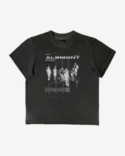 Футболка Line Garment Dyed серая