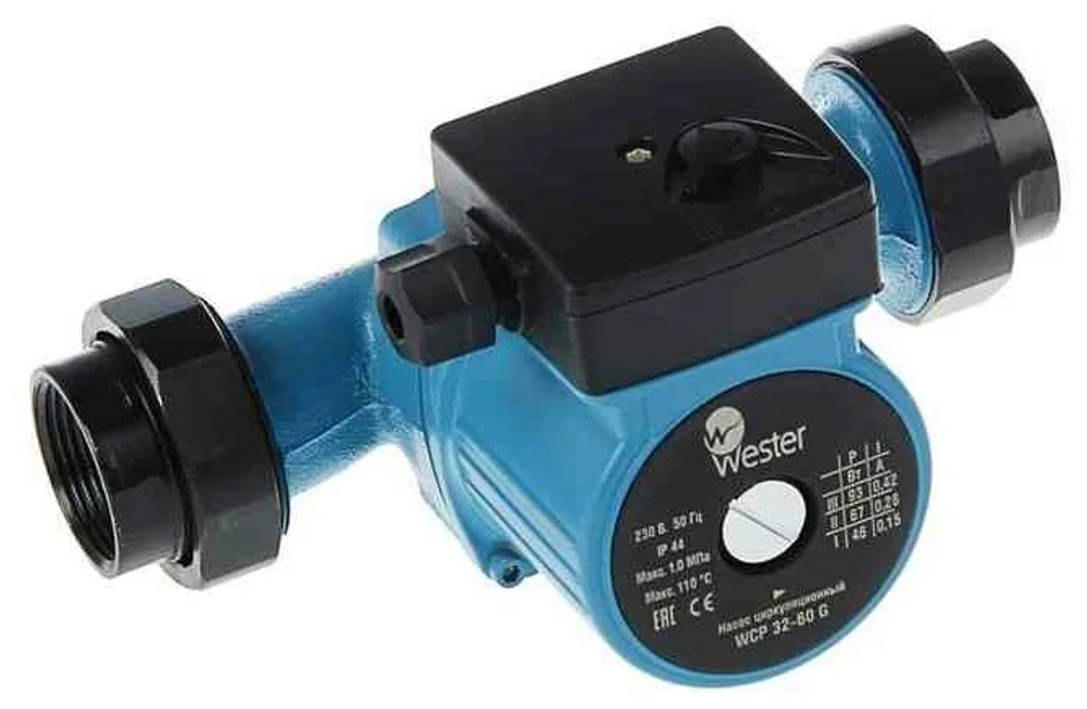 Насос Wester WCP 32-60G 180 (с гайками)