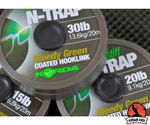 KORDA Поводковый материал N-Trap Semi-stiff 15lb Weedy Green