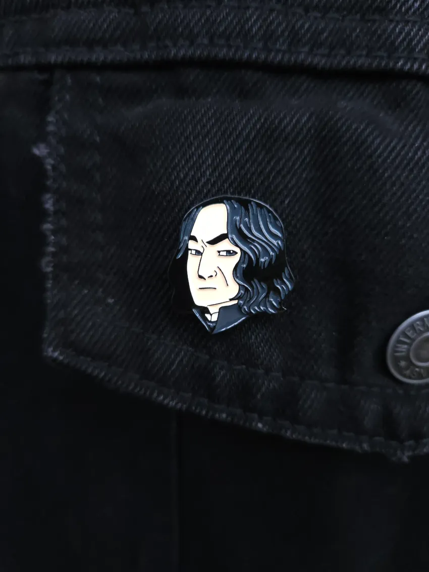 Металлический пин "Harry Potter: Snape"