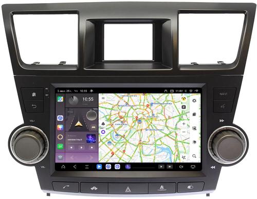 Магнитола для Toyota Highlander 2 2007-2013 XU40 - Kuberg (кнопки + крутилки) QLed, Android 13, Быстрейшая, CarPlay, SIM-слот