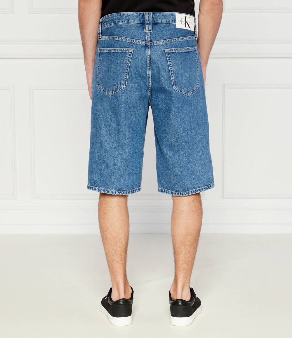 Джинсовые шорты CALVIN KLEIN JEANS - голубой(J30J325761)