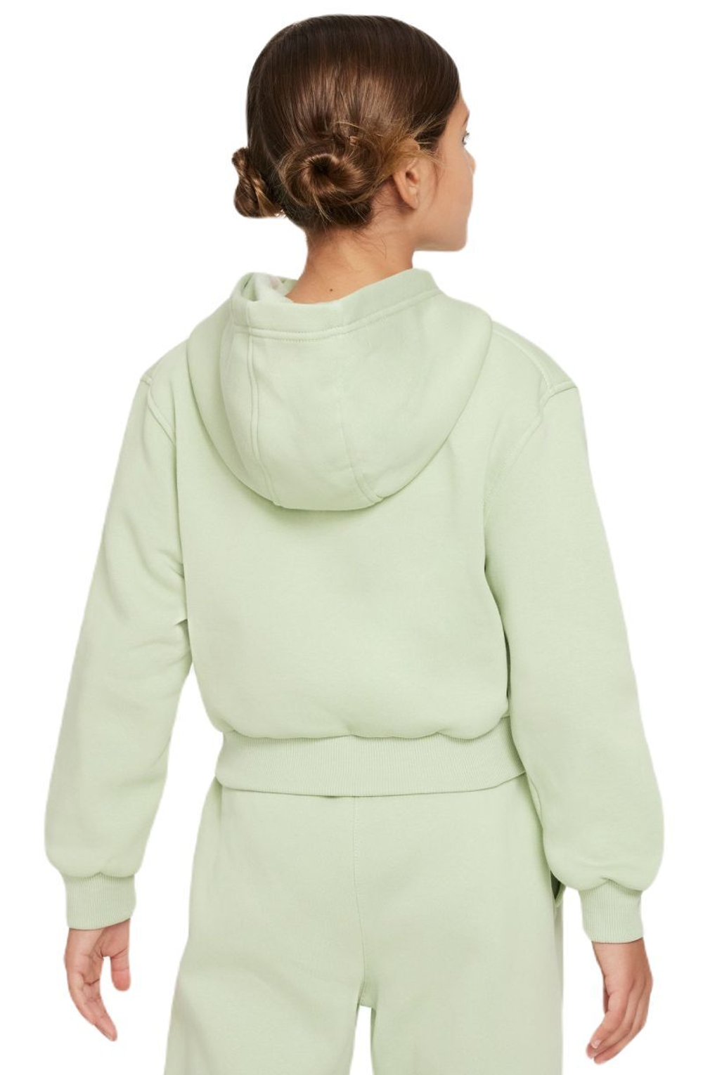 Кофта для девочки теннисная  Nike Sportswear Club Fleece Crop Hoodie - Мятный