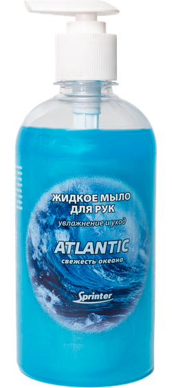 Жидкое мыло Atlantic 0,5 л насос-дозатор