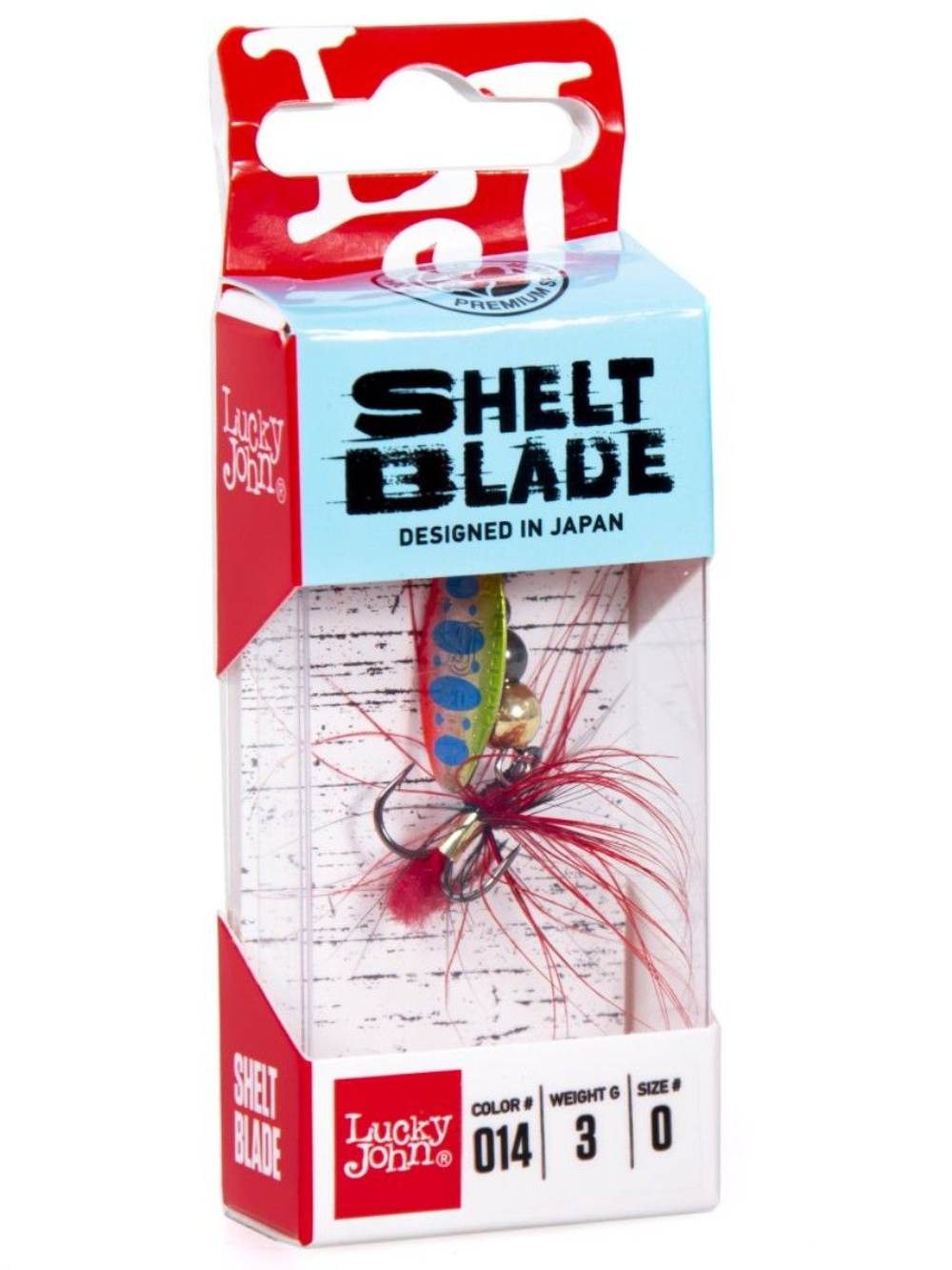 Блесна вращающаяся Lucky John SHELT BLADE 3.0г 010 в блистере