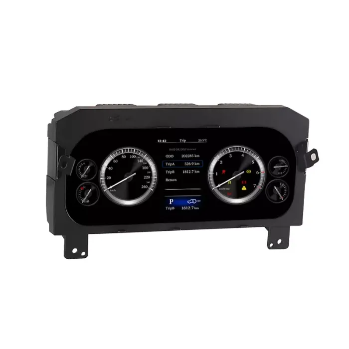 Электронная панель приборов Toyoya Land Cruiser Prado 150 2017-2022 - Kuberg NH-LCD-T04 с сенсорным LCD / ЖК 12.3" экраном QLED