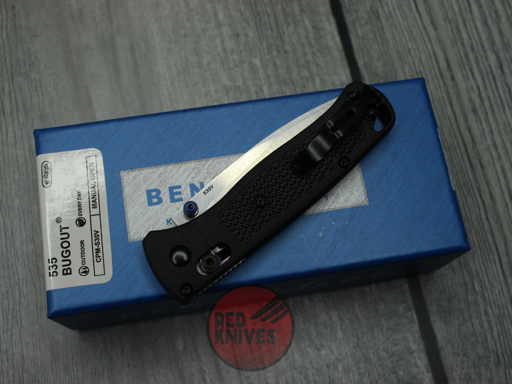 Нож Benchmade 535 Bugout Черный Нейлон А+++ BM535BKST