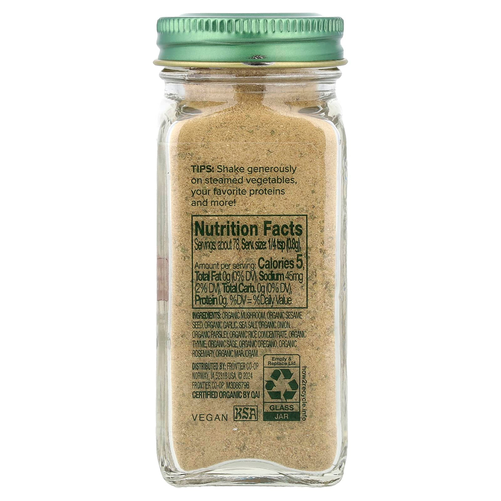 Simply Organic, Смеси умами, жареный чеснок и травы, 62 г (2,19 унции)