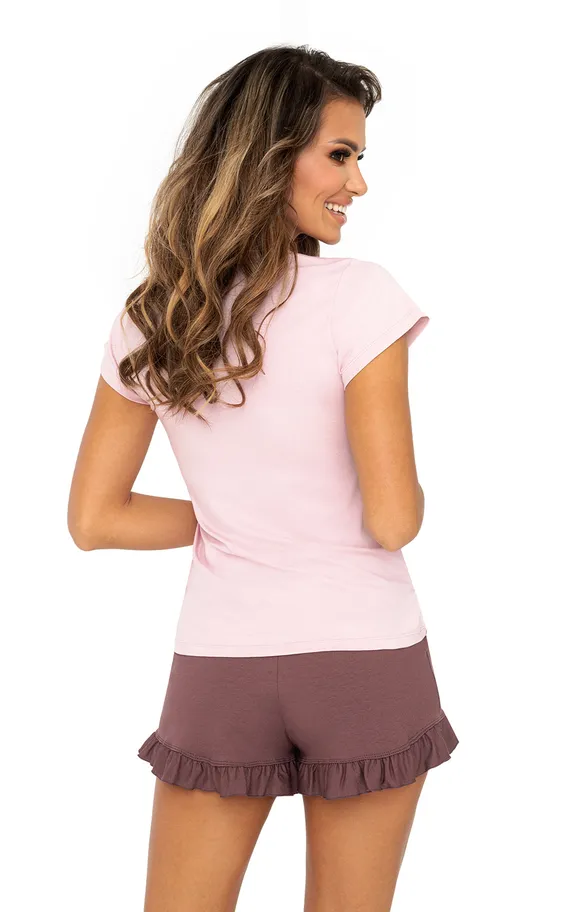 Be Happy 1/2 pyjamas Powder Pink