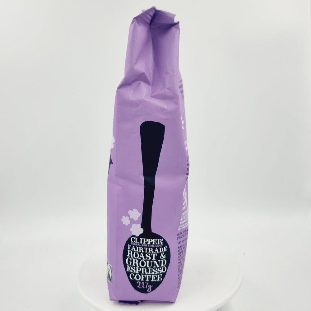 Кофе Clipper Эспрессо Fairtrade молотый и обжаренный 227 г (Великобритания)