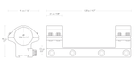Кронштейн с кольцами D=25,4мм, BH=13мм, Hawke на планку 9-11 мм (арт: 22104), Hawke