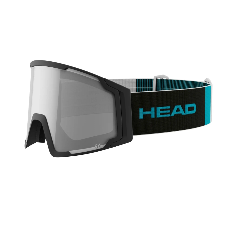 HEAD очки горнолыжные 390154 NEVES PRO 5K RACE+SL UNISEX 5K + доп линза black/blue WCR /chrome/RD