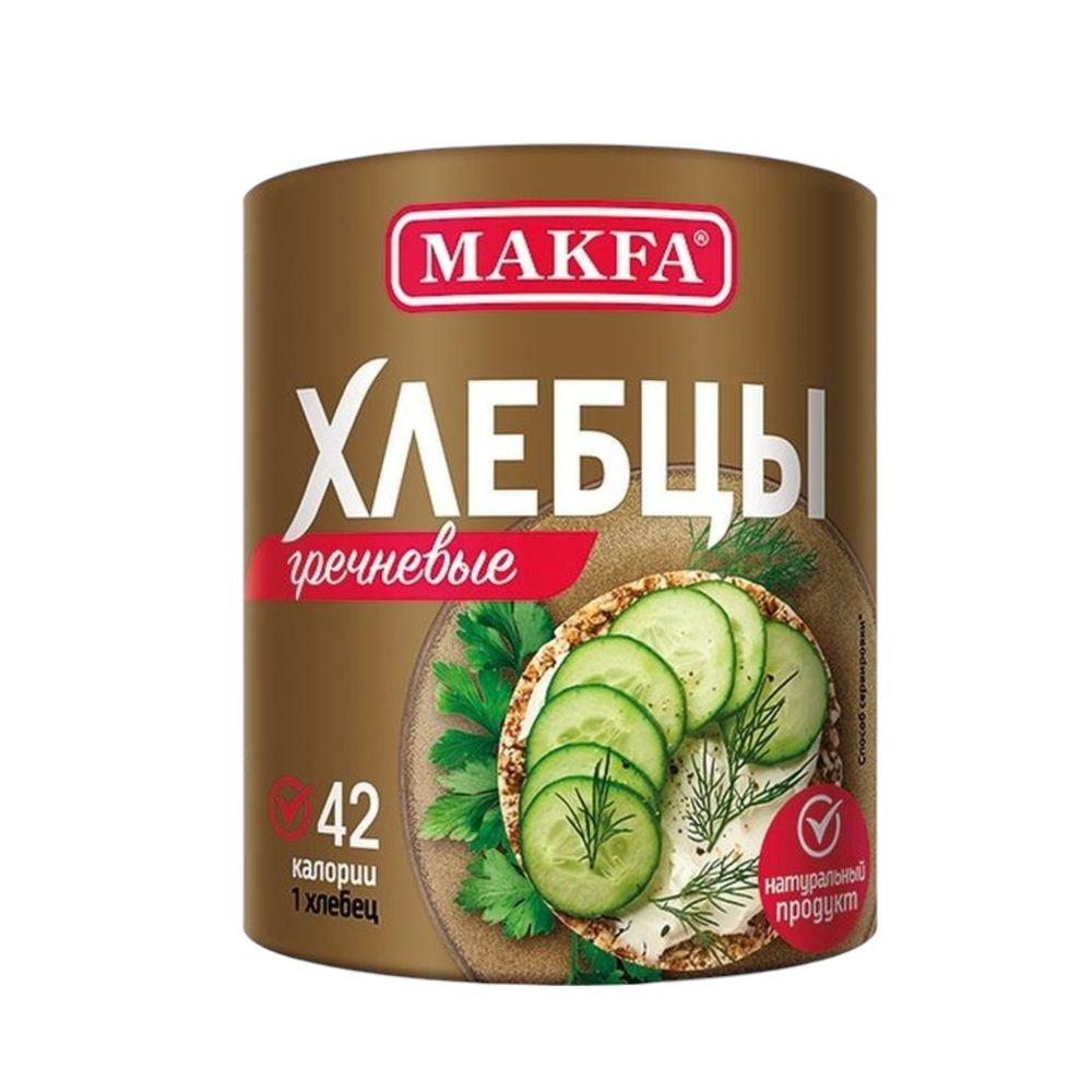 Хлебцы хрустящие зерновые гречневые Makfa 100гр