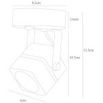 Спот Arte Lamp MISAM A1315AP-1BK, 1хGU10