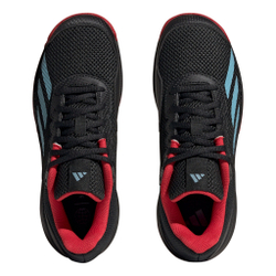 Детские теннисные кроссовки adidas Courtflash Kids - Black, Red