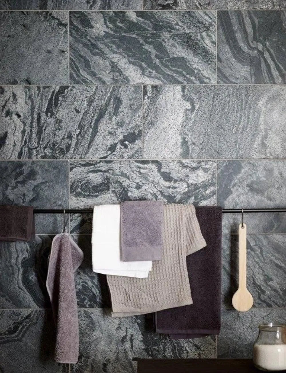 Плитка-сланец Silver Grey, полированная поверхность Pharaon 300x300x12