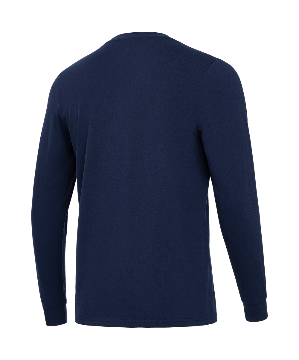 Футболка баскетбольная с длинным рукавом DIVISION PerFormDRY Pre-Match Longsleeve Jersey, темно-синий