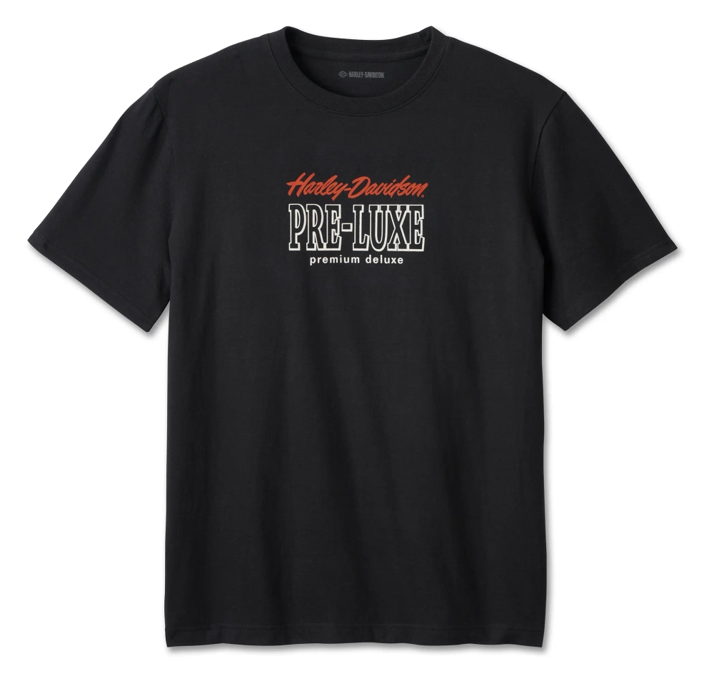 Футболка T-Shirt Oil Can Pre-Luxe black Harley-Davidson