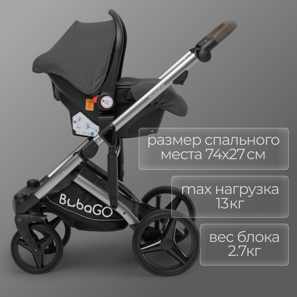 Модульная коляска BubaGO Rosano 3в1