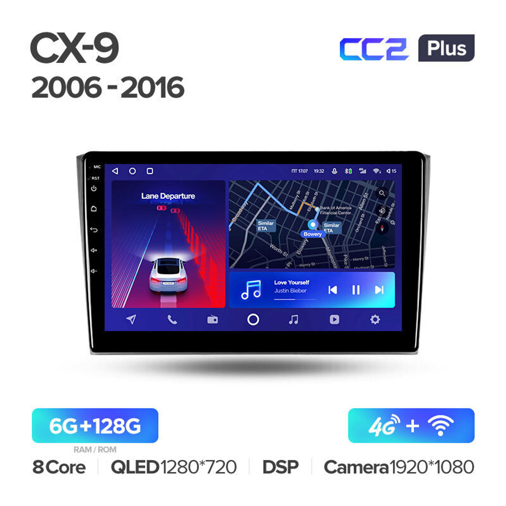 Teyes CC2 Plus 10.2" для Mazda CX-9 2006-2016