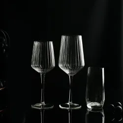 Бокал для вина 355 мл "Streak Optical" d 7,8/6,1 см h22 см P.L. - BarWare [6]