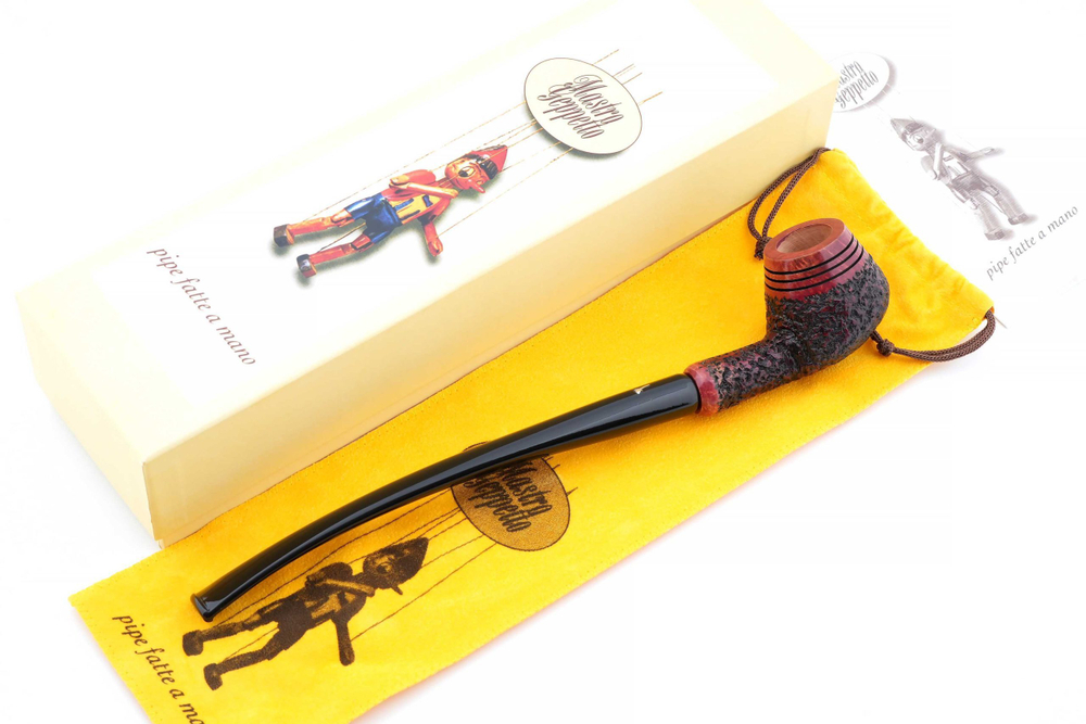 Трубка SER JACOPO Mastro Geppetto Churchwarden Rustic, G821-3