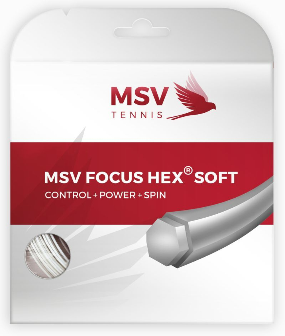 Струны теннисные MSV Focus Hex Soft (12 m) - white