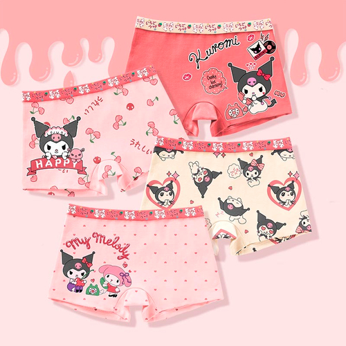 Трусы шортики для девочки "Kuromi Pink"