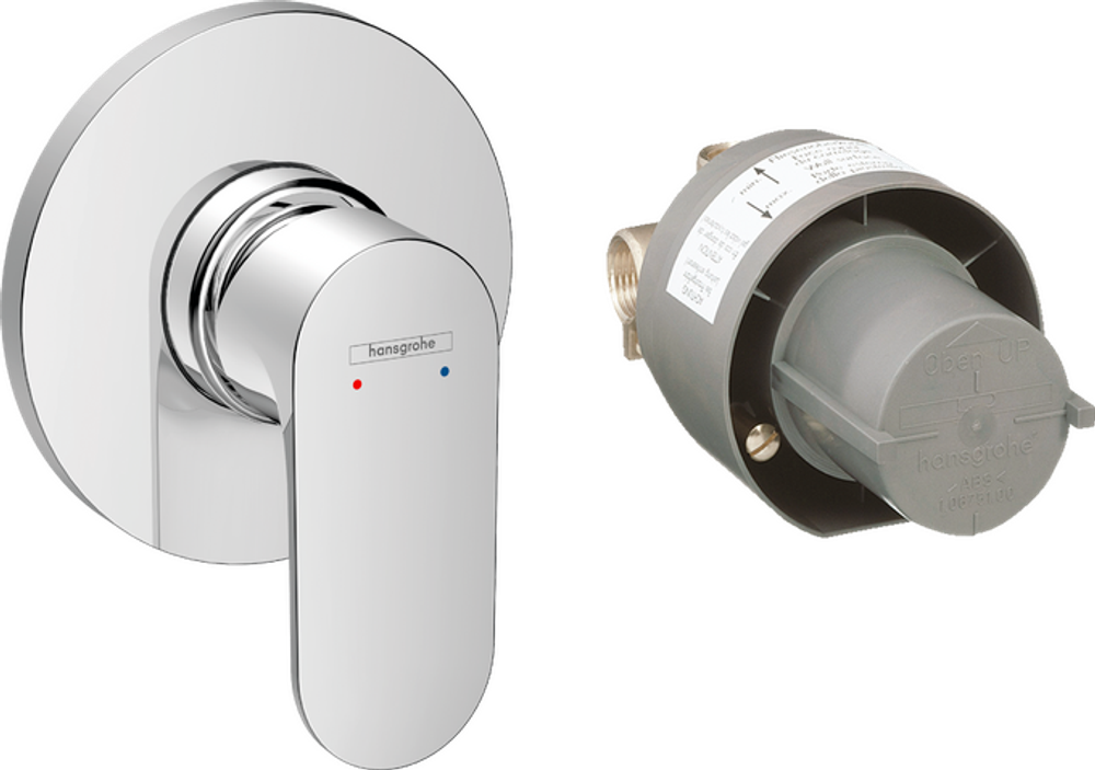 Смеситель для ванны Hansgrohe Rebris S Набор со смесителем для ванны, однорычажным, скрытого 72648000
